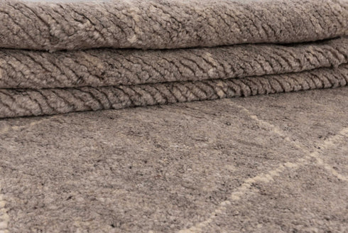 6x9 Grey Earth Wool Rug Bohemian Moroccan Wool Rug !!!Free Shipping #2946